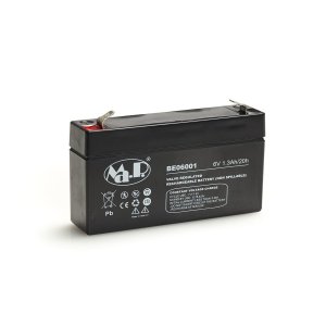 Batteria AGM 6V-1,3 Ah per uso tampone Contachilometri digitale-Varie per Vespa 50&#x2F;90&#x2F;125&#x2F;150&#x2F;160&#x2F;180&#x2F;200 