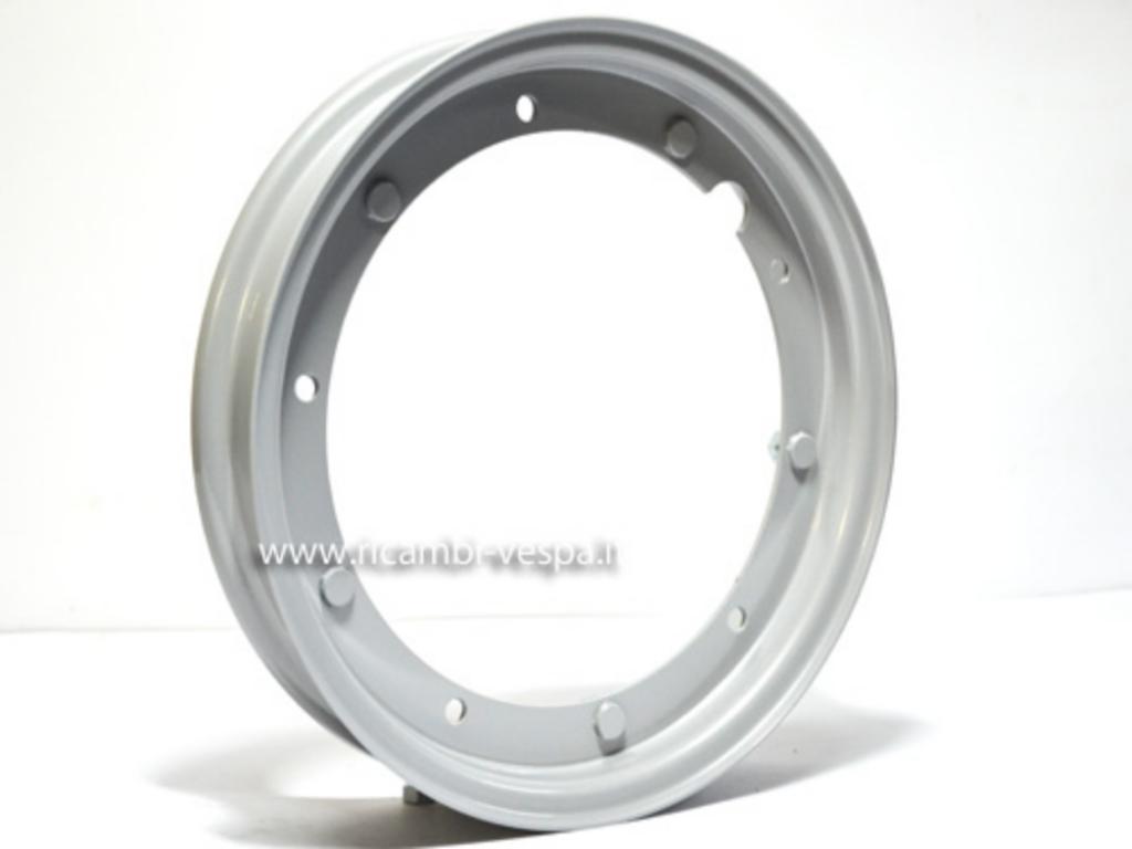Cerchio ruota di colore Alluminio per Vespa 125/150/200 GT-GTR-TS-GS-GL-Sprint-Sprint Veloce-Rally-PX 