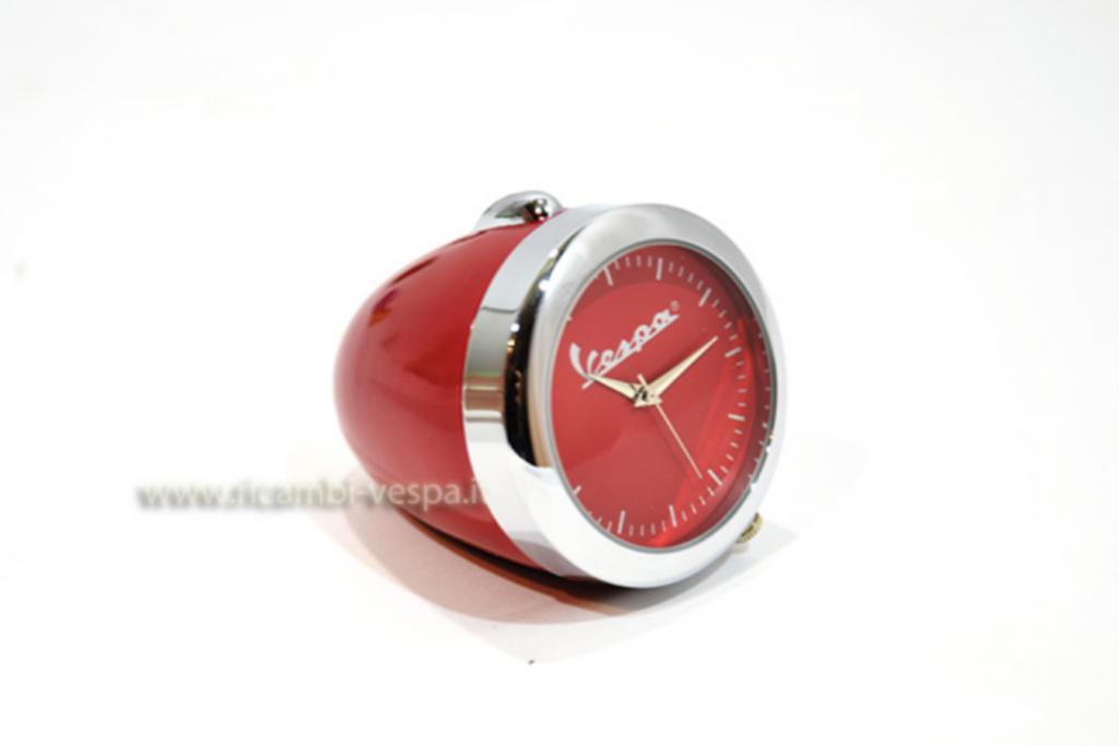Mini orologio da tavolo rosso 