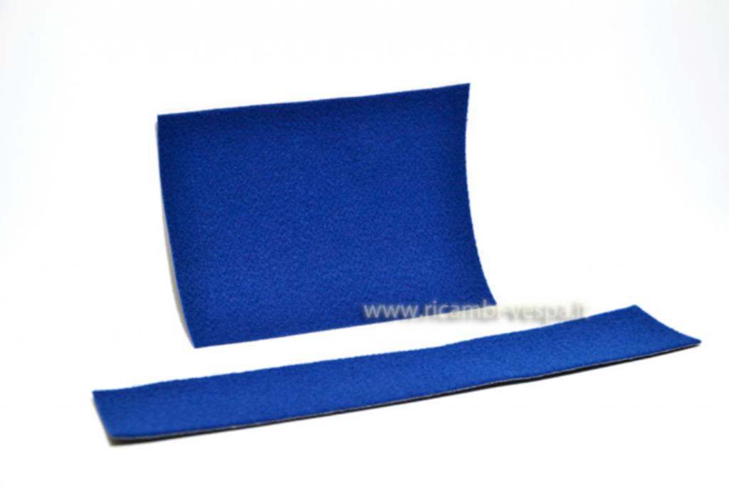 Moquette interno vano porta oggetti di colore Blu per Vespa 125 Primavera ET3 