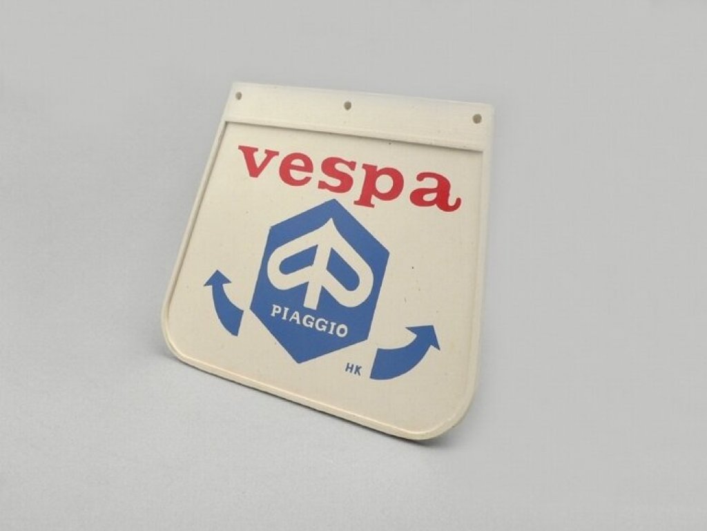 Paraspruzzi bianco con logo Vespa per tutti i modelli/All models 