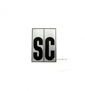 Adesivo parafango posteriore "SC" per Ciao SC 