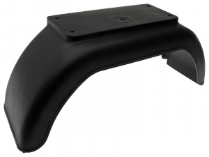 Parafango posteriore destro in plastica nera originale Piaggio per Ape 50 Mix RST-1998-2015 
