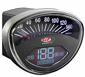 Contachilometri e contagiri Sip 2.0 per Vespa 50 SS/​90 SS/​125/​PV/​ET3/​GTR/​TS/​Super/​150 Sprint V/​Super/​Rally 
