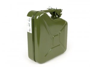 Tanica benzina 5 litri in metallo di colore Verde 