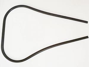 Bordo scudo in Plastica di colore Nero per Vespa 125/150/200 PX-PE Arcobaleno 