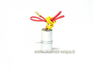 Condensatore a 2 fili per Vespa 125/150/180 VNA-VNB-VBB-Super-GT-GTR-GL-Rally-TS-Sprint 