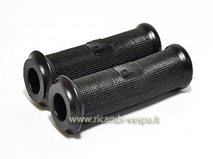 Coppia manopole di colore nero per Vespa 50-125 VNA/VNB/Primavera-150 GL-180 SS 