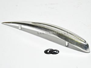 Cresta per parafango in alluminio lucido per Vespa 50/90/125 Primavera ET3/VNB/VBB 
