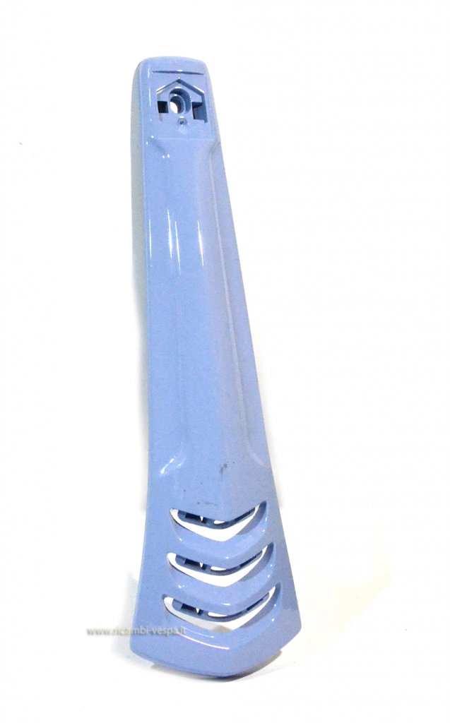 Musetto copristerzo Piaggio di colore blue chiaro, Incanto 279/A per Vespa 50/125/150 Primavera 
