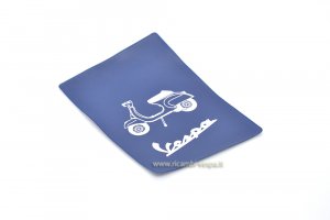 Portadocumenti di colore blu con serigrafia per Vespa 50 Special V5B1>4T/V5A2>3T 