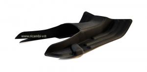 Tappeto in gomma di colore nero originale Piaggio per Vespa LX/​LXV/​S 50-150ccm 