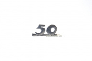 Targhetta "50" originale Bomisa per Vespa 50 