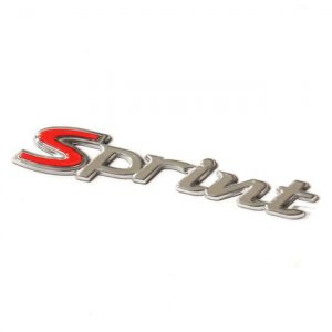 Targhetta adesiva anteriore &quot;Sprint&quot; per Vespa Sprint 50-150ccm 2T&#x2F;​4T 