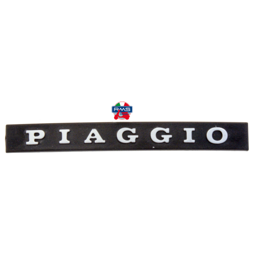 Targhetta Piaggio per musetto copristerzo per Vespa 125/150/200 PX Arcobaleno/LML 