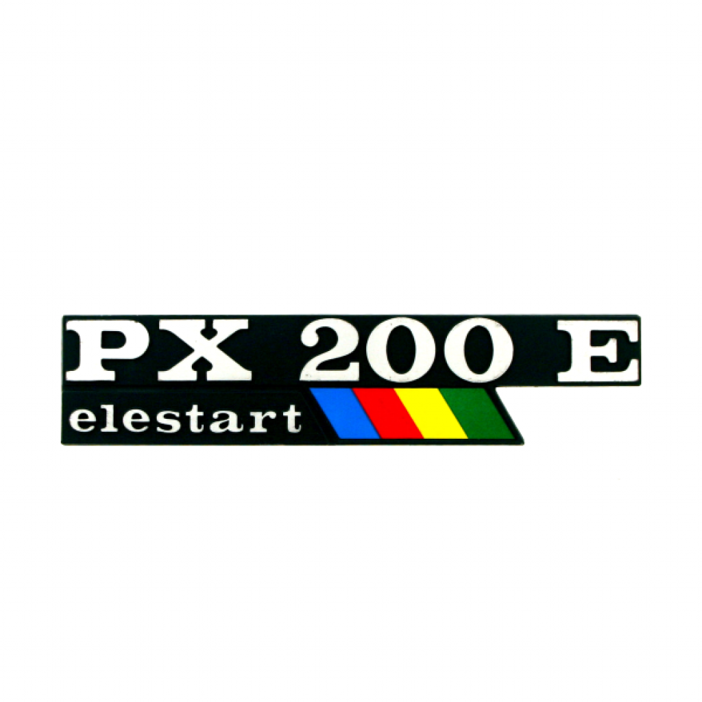 Targhetta  PX 200 Elestart per Vespa PX200 E/​EFL/​Arcobaleno /​ Elestart 