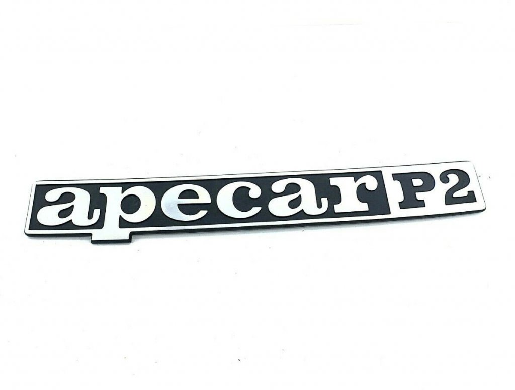 Targhetta "APECARP2" per Ape P2 