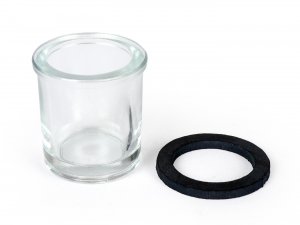 Bicchiere in vetro rubinetto per Vespa 125 VNB&#x2F;VBB&#x2F;GL&#x2F;Sprint 