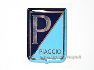 Scudetto Piaggio adesivo per Vespa 125 GT/​Sprint/​Super -> 1967 /​150 VBA/​VBB/​GL/​GS VS5/​Sprint/​Super ->1967 /​160 GS/​180SS 