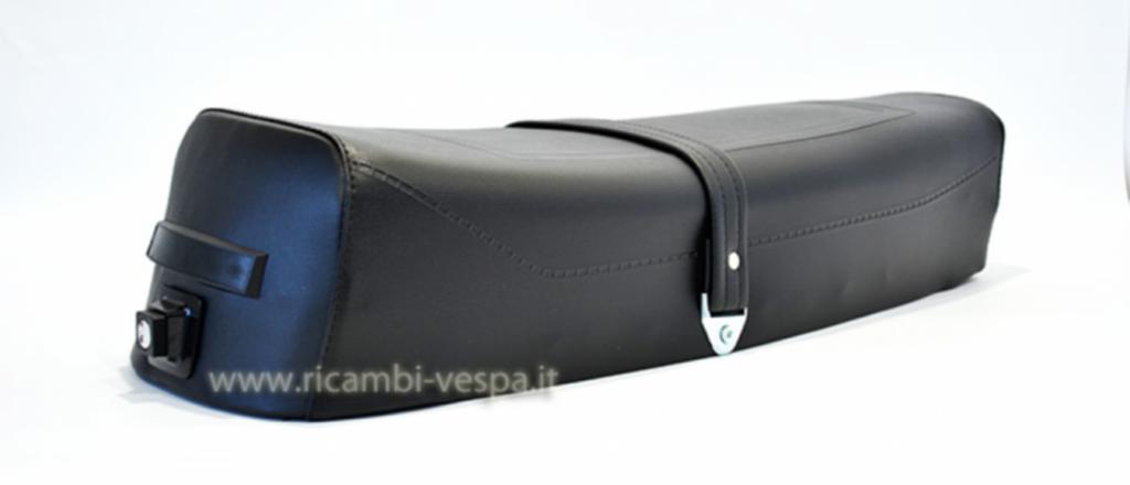 Sella completa di colore Nero per Vespa 125/150/200 PX Arcobaleno 