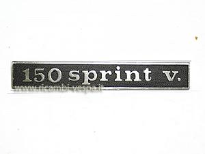 Targhetta 150 Sprint V. per Vespa 150 Sprint Veloce VLB1T 01726510 -> 