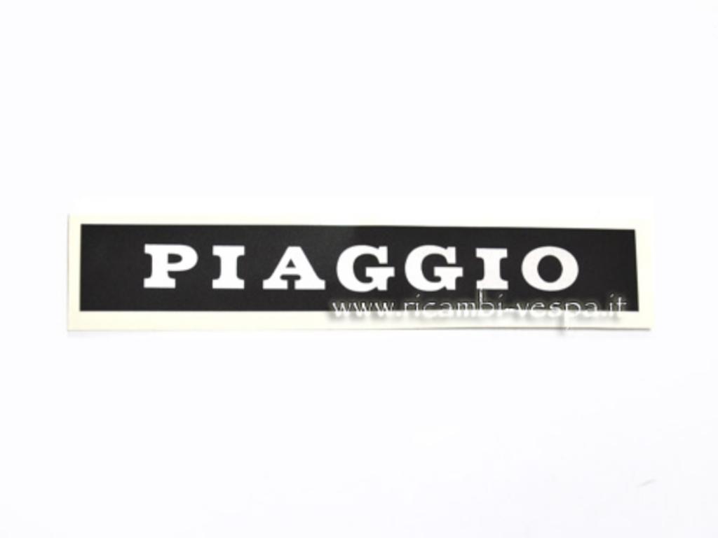 Targhetta  Piaggio per sella Biposto Vespa 125/150/200 PX-PE 1° Serie 