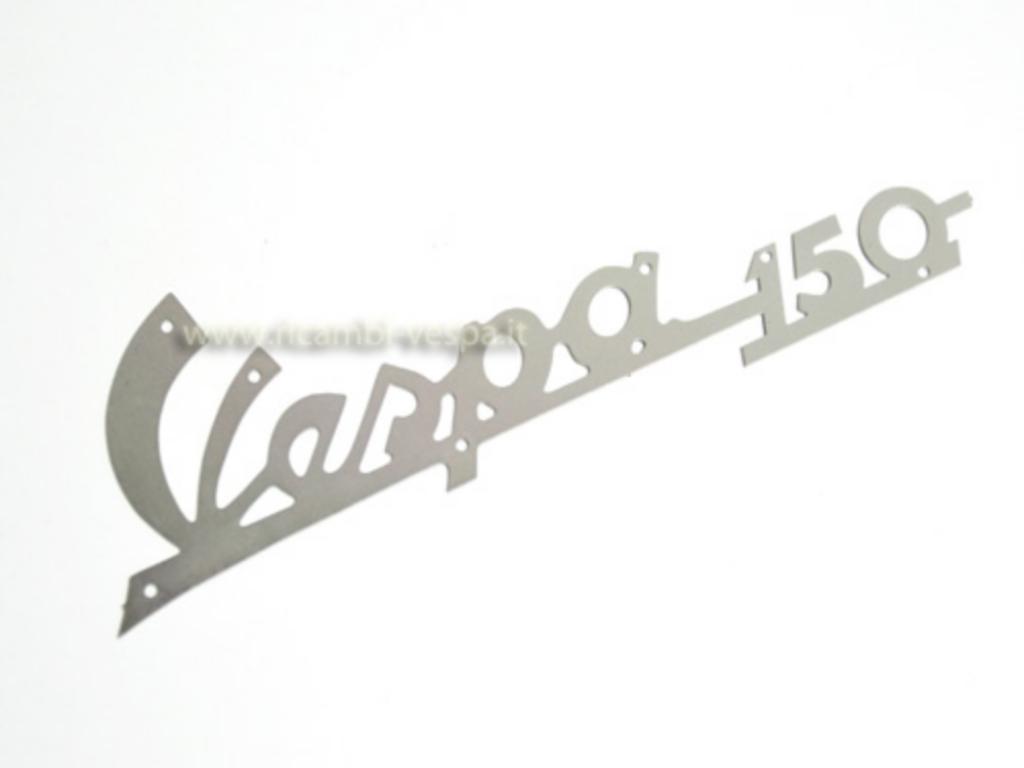Targhetta Vespa in alluminio satinato per Vespa 150 VBA/VBB 