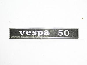 Targhetta Vespa 50 