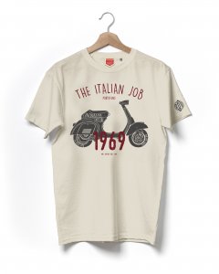 T-shirt panna &quot;THE ITALIAN JOB PORTOFINO&quot; by RDV 