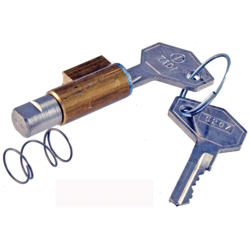 Kit serratura completa ZADI con chiave in metallo per Vespa 50 R/​125 ET3 44966->/​ P80-150X/​PX80-200E/​Lusso 1°/​P150S/​P200E 
